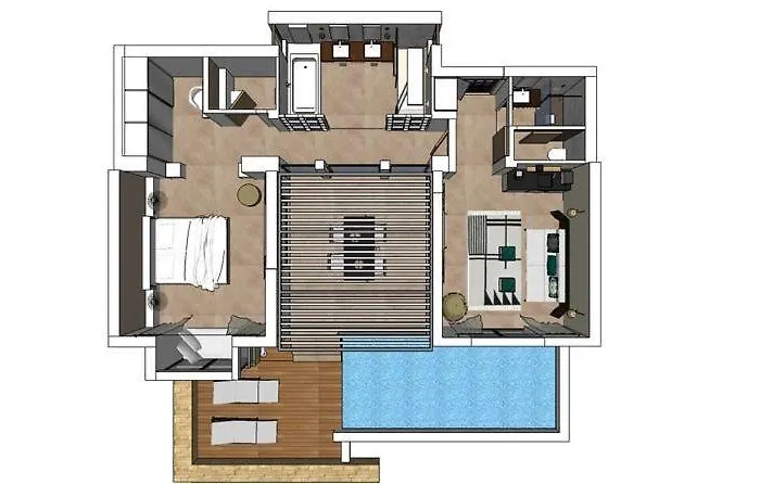 Excellent Halkidiki Ocean 2 1 Bedroom Stunning Sea Views